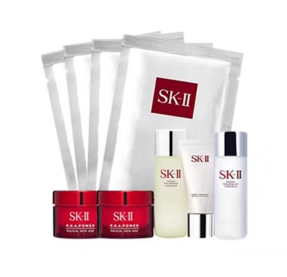 Skincare X2 - SK-II مجموعة العناية بالبشرة الفاخرة مكونة