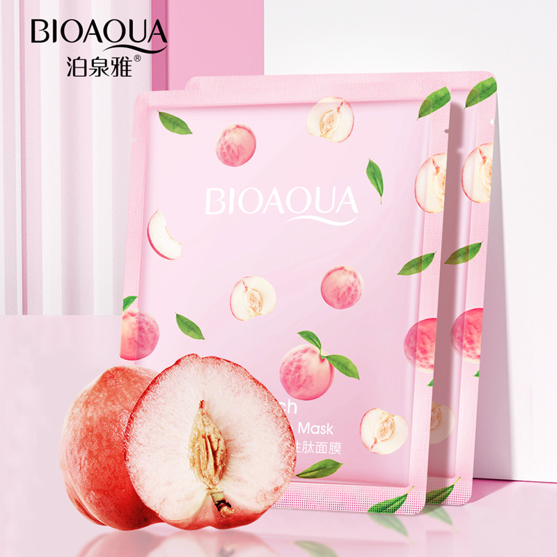 Skincare Bioaqua - 10 قطعة BIOAQUA العسل الخوخ قناع