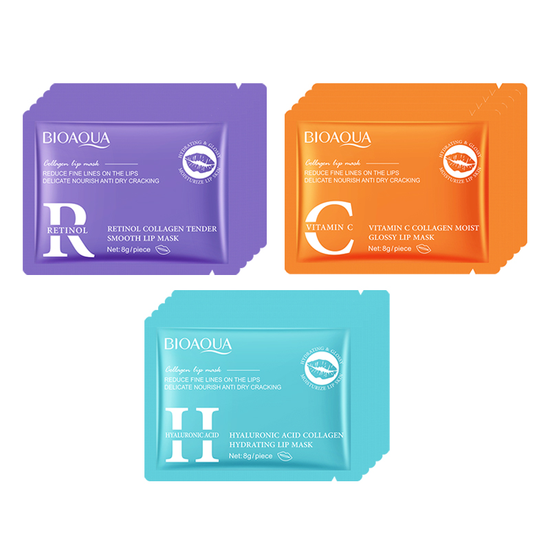 Skincare Bioaqua - BIOAQUA الريتينول كريستال الكولاجين قناع الشفاه