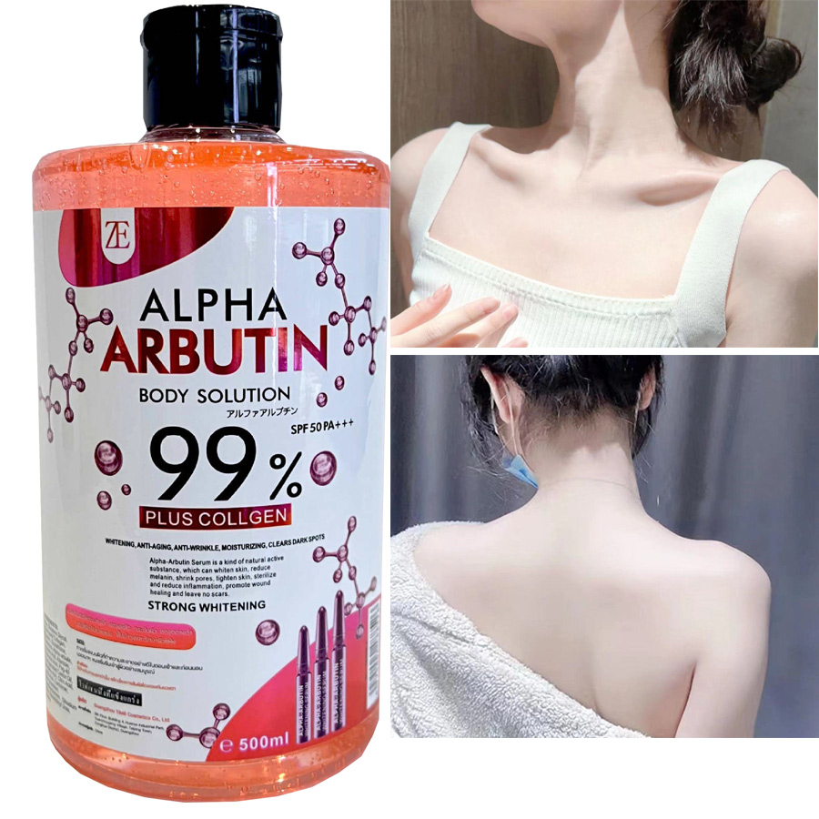 Alpha Arbutin Serum - مصل تبييض البشرة 500 مل، يقلل