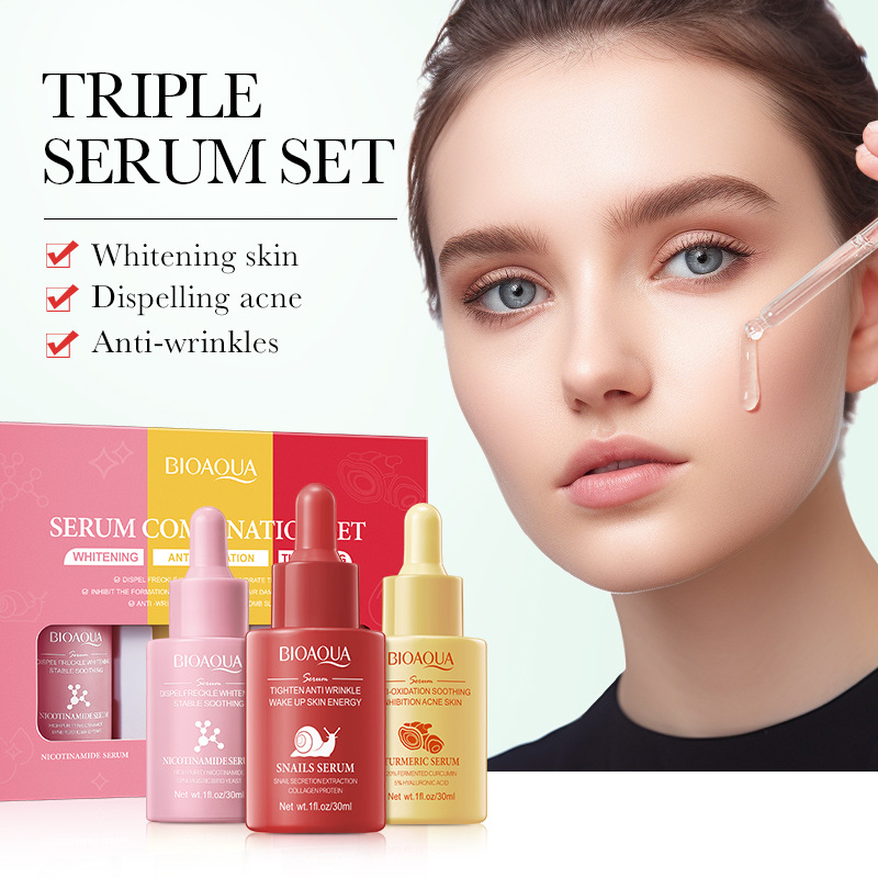 3 قطعة/المجموعة BIOAQUA فيتامي - مراجعة Skincare Bioaqua وسعره