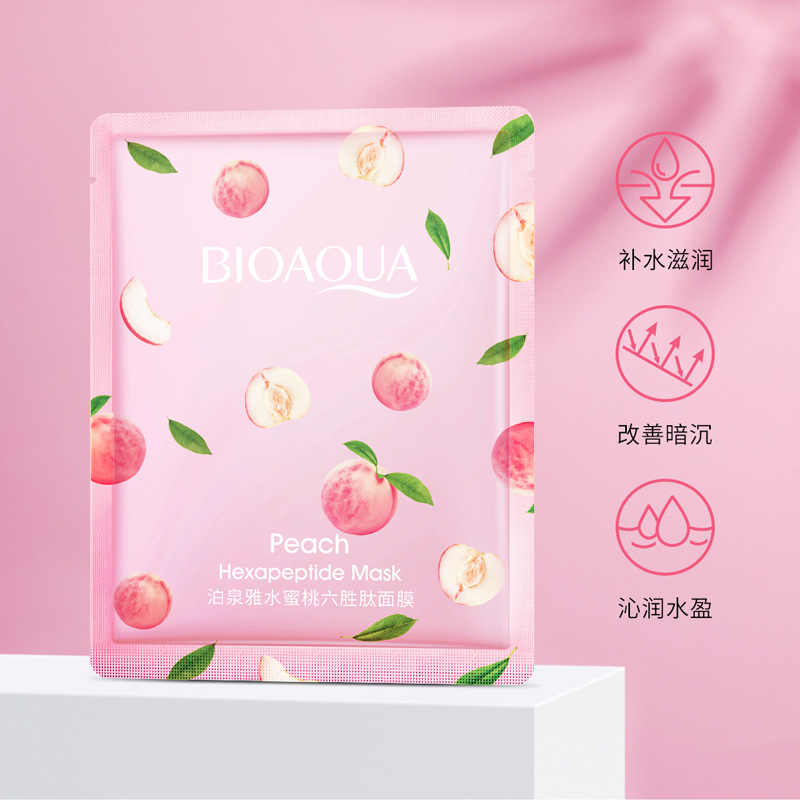 10 قطعة BIOAQUA العسل الخوخ قن - مراجعة Skincare Bioaqua وسعره