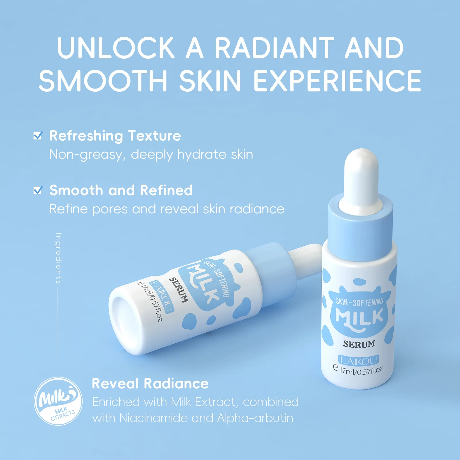 سيروم حليب للوجه 17 مل للعناية - مراجعة Alpha Arbutin Serum وسعره