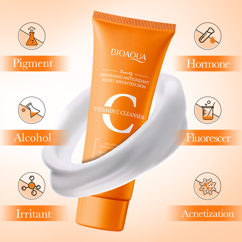 BIOAQUA فيتامين C منظف للوجه ت - مراجعة Skincare Bioaqua وسعره