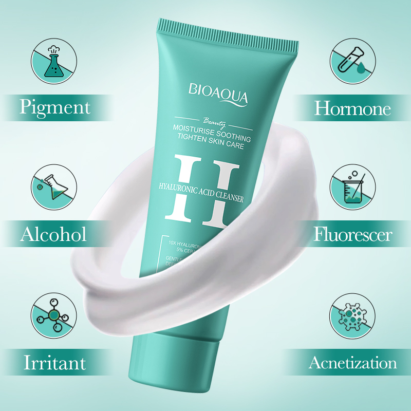 BIOAQUA حمض الهيالورونيك منظف  - مراجعة Skincare Bioaqua وسعره